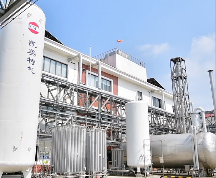 Yueyang Kaimeite Electronic Specialty Rare Gases Co., Ltd línea de producción del fabricante