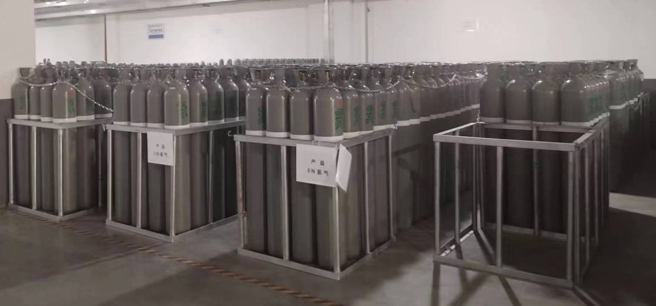 Yueyang Kaimeite Electronic Specialty Rare Gases Co., Ltd línea de producción del fabricante